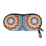 Pastel Ornament Mandala Print Glasses Case