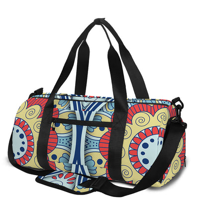 Pastel Ornament Mandala Print Gym Bag