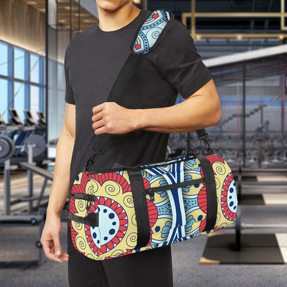 Pastel Ornament Mandala Print Gym Bag