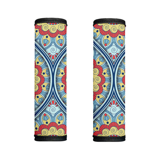 Pastel Ornament Mandala Print Handle Covers
