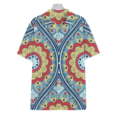 Pastel Ornament Mandala Print Hawaiian Shirt