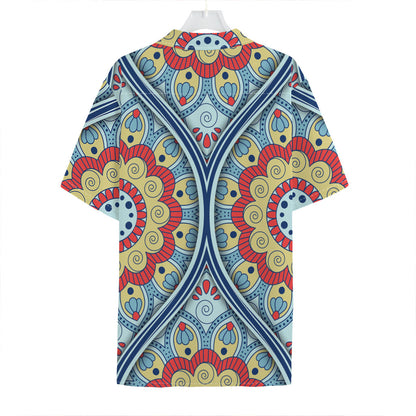 Pastel Ornament Mandala Print Hawaiian Shirt
