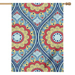 Pastel Ornament Mandala Print House Flag