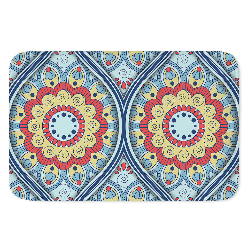 Pastel Ornament Mandala Print Indoor Door Mat