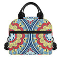 Pastel Ornament Mandala Print Insulated Lunch Bag