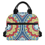 Pastel Ornament Mandala Print Insulated Lunch Bag