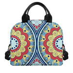 Pastel Ornament Mandala Print Insulated Lunch Bag