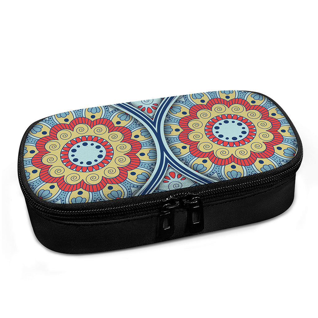 Pastel Ornament Mandala Print Insulin Cooler Travel Case