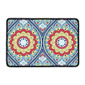 Pastel Ornament Mandala Print Kitchen Mat