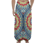 Pastel Ornament Mandala Print Lantern Pants
