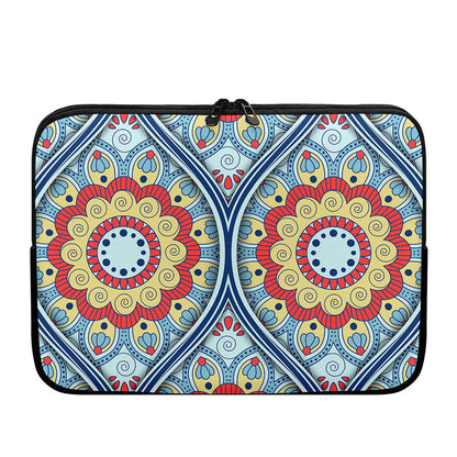 Pastel Ornament Mandala Print Laptop Sleeve