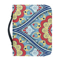 Pastel Ornament Mandala Print Leather Bible Cover