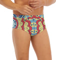 Pastel Ornament Mandala Print Men's Briefs
