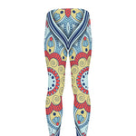 Pastel Ornament Mandala Print Men's leggings