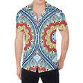 Pastel Ornament Mandala Print Men's Shirt