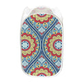 Pastel Ornament Mandala Print Mesh Laundry Hamper