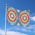 Pastel Ornament Mandala Print Polyester Flag