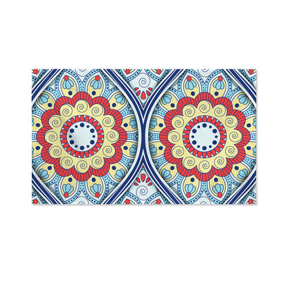 Pastel Ornament Mandala Print Polyester Flag