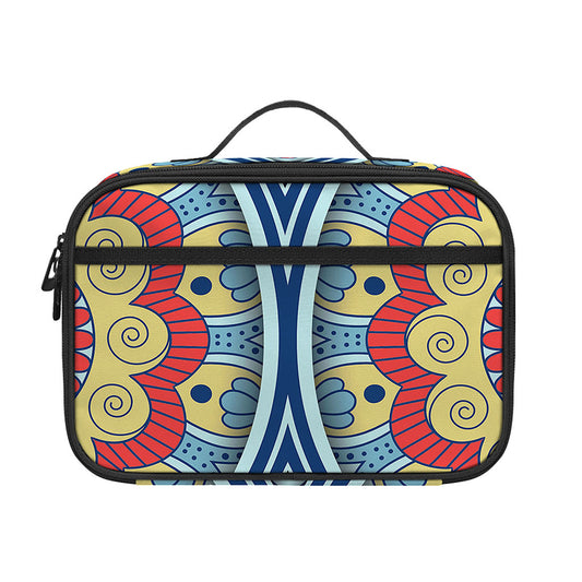 Pastel Ornament Mandala Print Portable Lunch Bag
