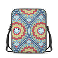 Pastel Ornament Mandala Print Rectangular Crossbody Bag