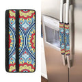 Pastel Ornament Mandala Print Refrigerator Handle Covers