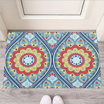 Pastel Ornament Mandala Print Rubber Doormat