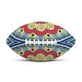 Pastel Ornament Mandala Print Rugby Ball