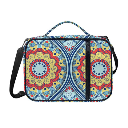 Pastel Ornament Mandala Print Shoulder Strap Bible Bag