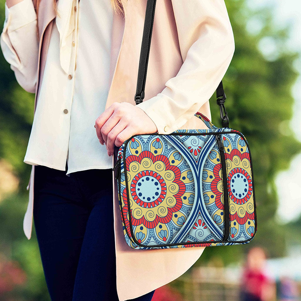 Pastel Ornament Mandala Print Shoulder Strap Bible Bag