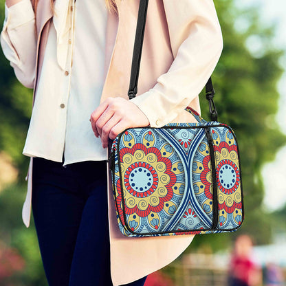 Pastel Ornament Mandala Print Shoulder Strap Bible Bag