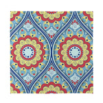 Pastel Ornament Mandala Print Silk Bandana
