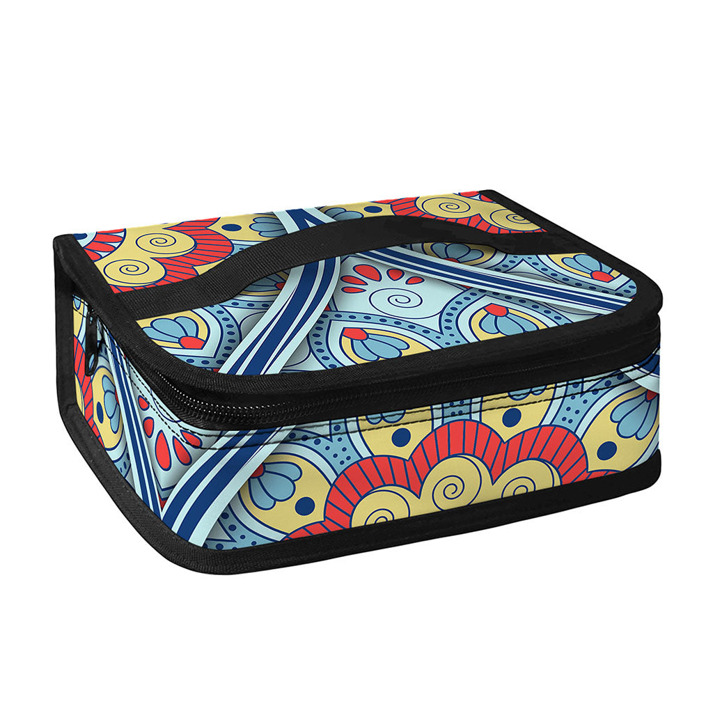 Pastel Ornament Mandala Print Small Lunch Bag