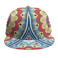 Pastel Ornament Mandala Print Snapback Cap