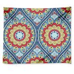 Pastel Ornament Mandala Print Tapestry