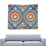Pastel Ornament Mandala Print Tapestry