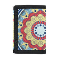 Pastel Ornament Mandala Print Trifold Wallet