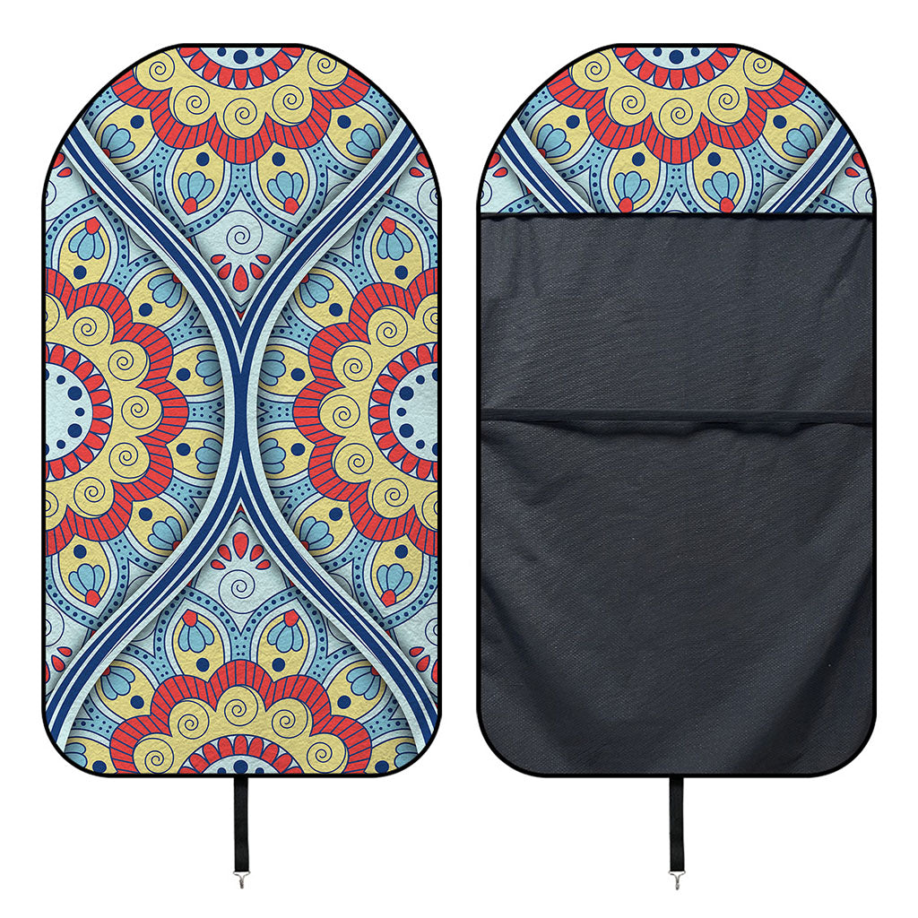 Pastel Ornament Mandala Print Waterproof Car Seat Cover