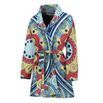Pastel Ornament Mandala Print Women's Bathrobe