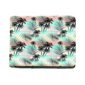 Pastel Palm Tree Pattern Print Bifold Wallet