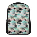 Pastel Palm Tree Pattern Print Casual Backpack