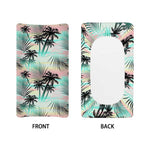Pastel Palm Tree Pattern Print Changing Pad Cover