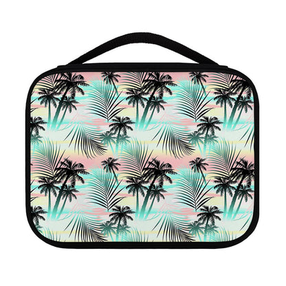Pastel Palm Tree Pattern Print Classic Bible Case