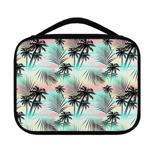 Pastel Palm Tree Pattern Print Classic Bible Case