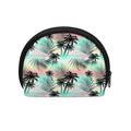 Pastel Palm Tree Pattern Print Coin Purse