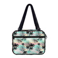 Pastel Palm Tree Pattern Print Double Strap Bible Bag