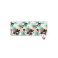 Pastel Palm Tree Pattern Print Extended Mouse Pad