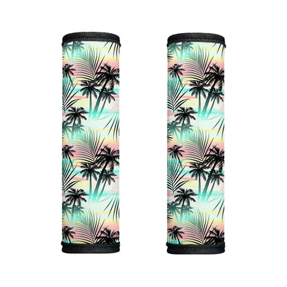 Pastel Palm Tree Pattern Print Handle Covers