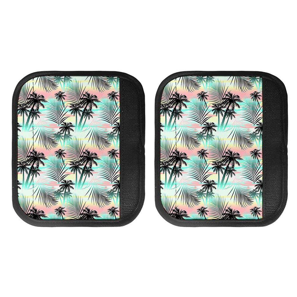 Pastel Palm Tree Pattern Print Handle Covers