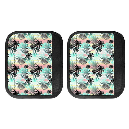 Pastel Palm Tree Pattern Print Handle Covers