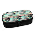 Pastel Palm Tree Pattern Print Insulin Cooler Travel Case